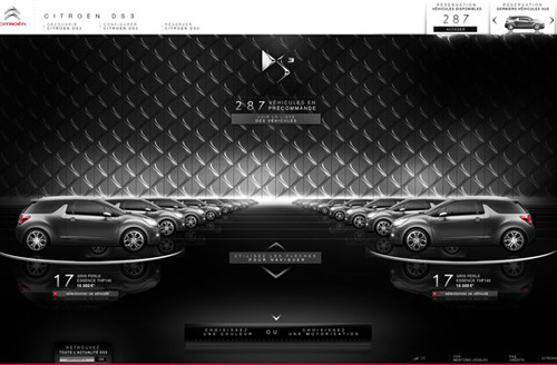 汽車公司黑色網(wǎng)頁界面設(shè)計(jì)