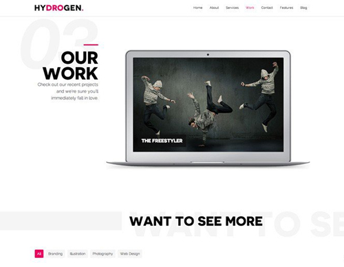 超級簡潔化國外網(wǎng)頁設計欣賞