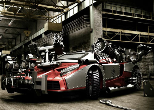 工業(yè)設(shè)計(jì)|戰(zhàn)斗汽車暴力改裝